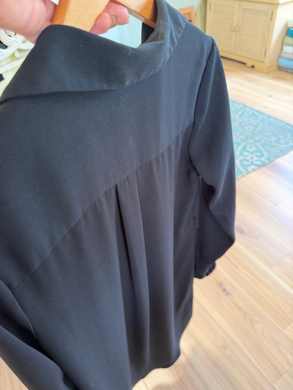 Prologue Black Long-Sleeve Shirt Dress - Picture 6 of 6